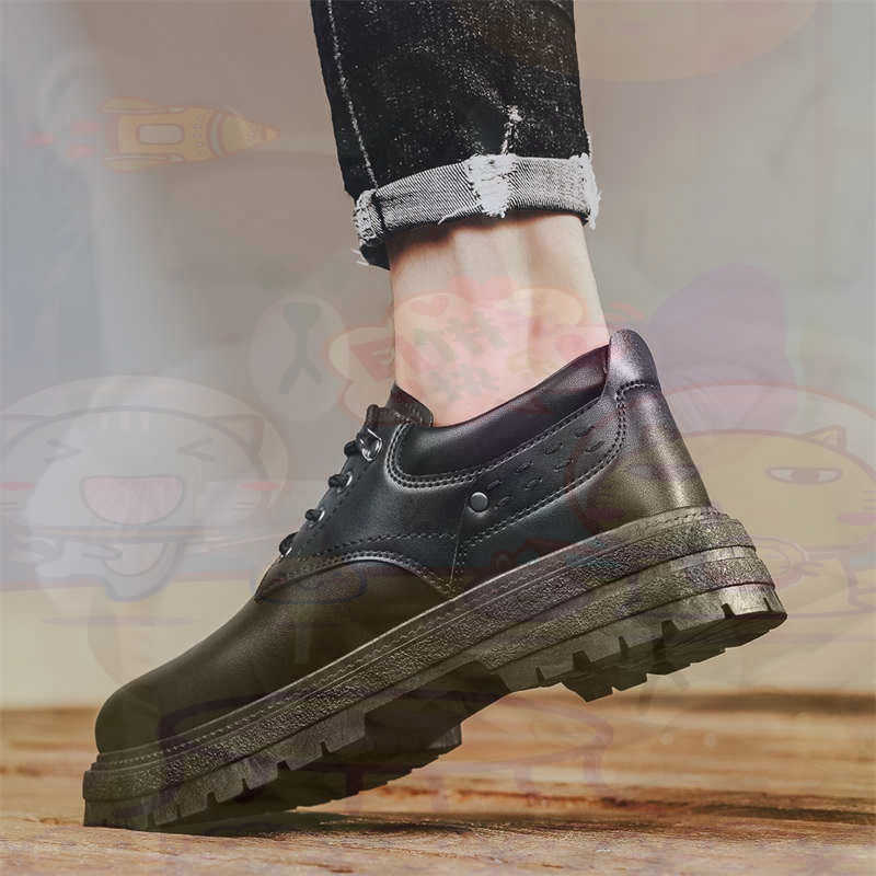 Travel Accessories As Gifts - Zapatillas deportivas de cuero Natural oscuro