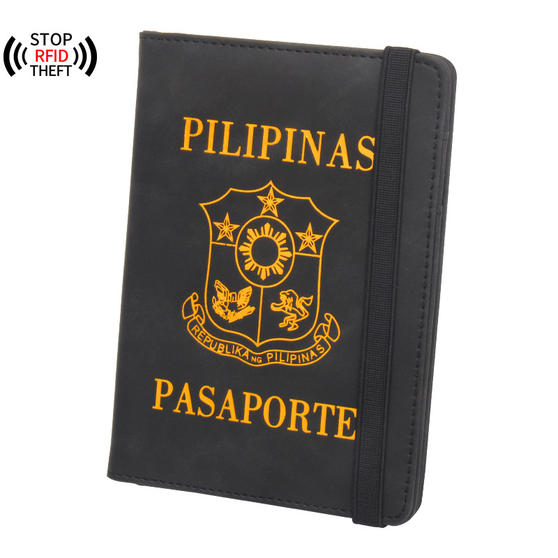 Travel Accessories Wallet - Funda de cuero Pu para pasaporte,
