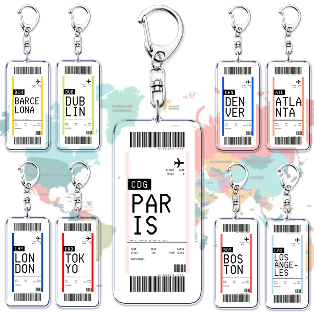 Travel Accessories India - Llavero de tarjeta de embarque de