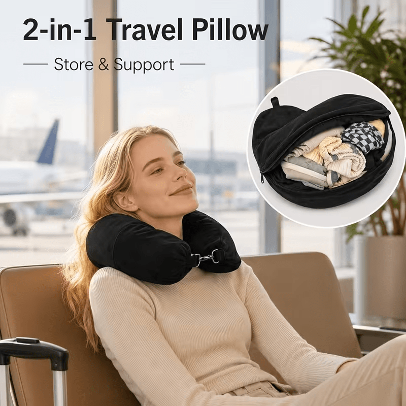 Travel Accessories Long Flight - 1 juego de fundas para almohadas