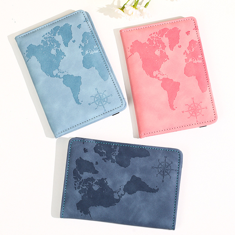 Porta pasaporte con mapa nuevo - Travel Accessories India reseña y precio