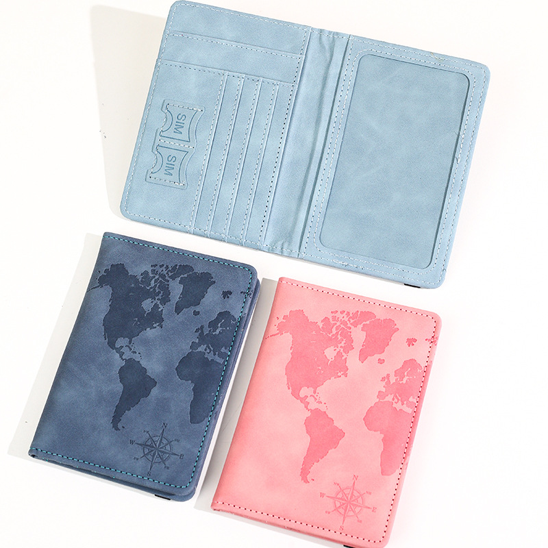 Porta pasaporte con mapa nuevo - Travel Accessories India reseña y precio