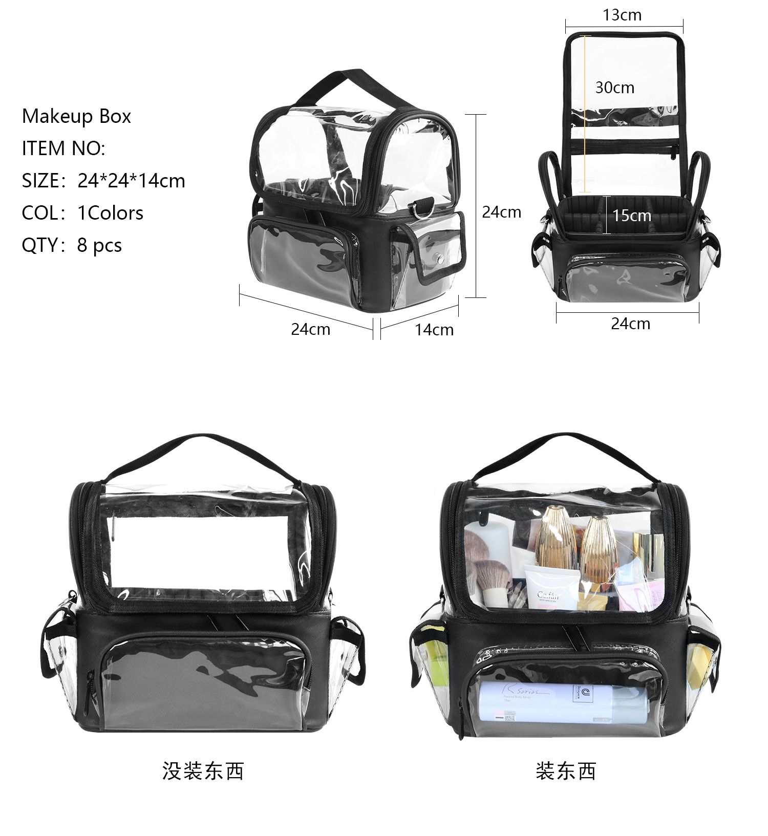Soporte para brochas de maquil - Travel Accessories Organizer Bag reseña y precio