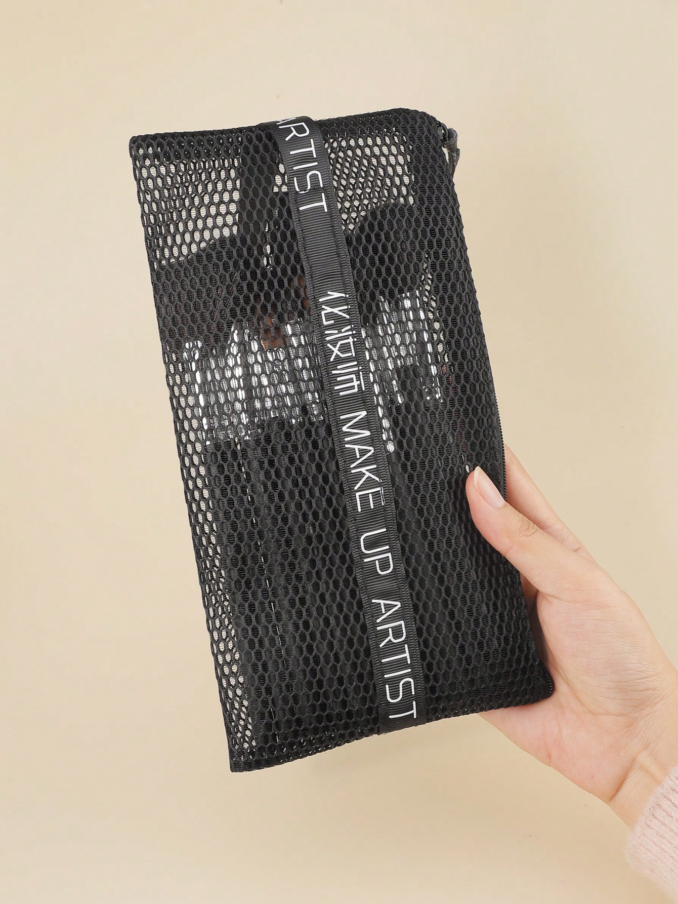 Bolsa de maquillaje de malla c - Travel Accessories Organizer Bag reseña y precio