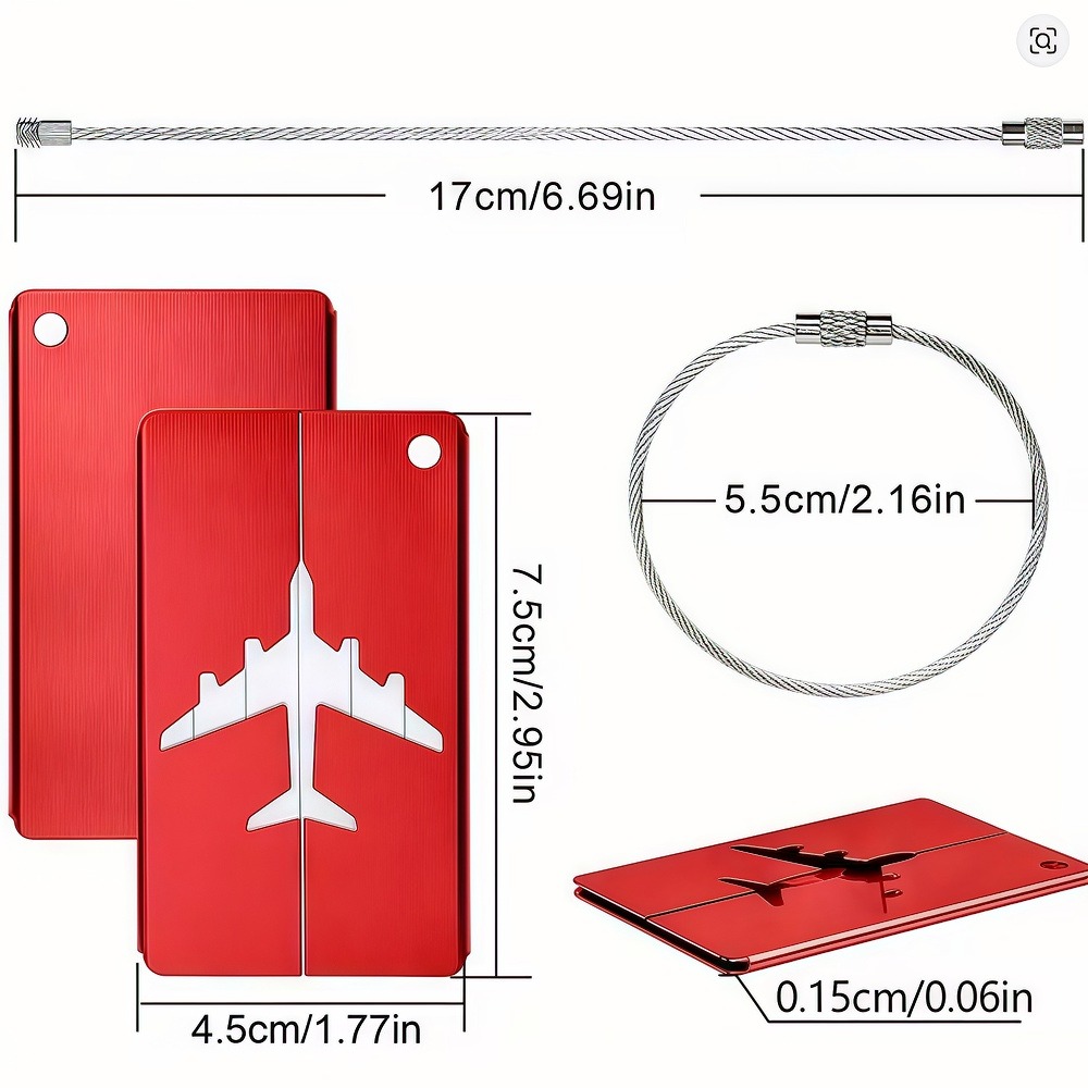 Etiqueta de equipaje de viaje  - Travel Accessories India reseña y precio